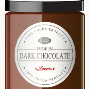 Jar of dark chocolate - Image 3